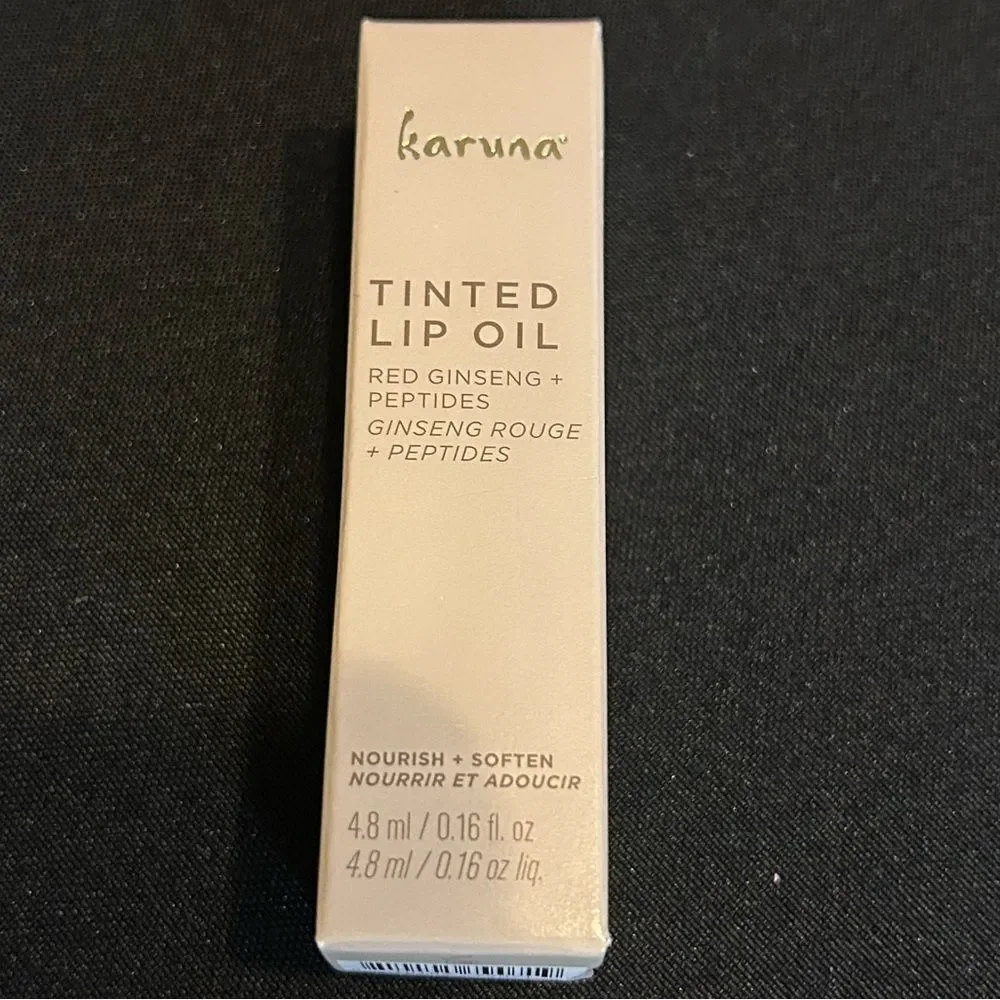 🦋 Karuna Tinted Lip Oil - Red Ginseng & Peptides Grow Grandir New Full Size